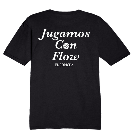 Jugamos Con Flow - black tee